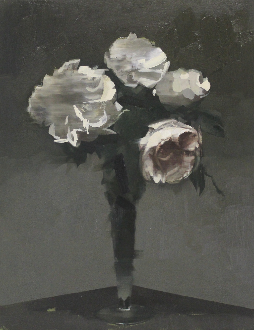 Christopher Kettle Print – ‘White Roses after Fantin Latour’